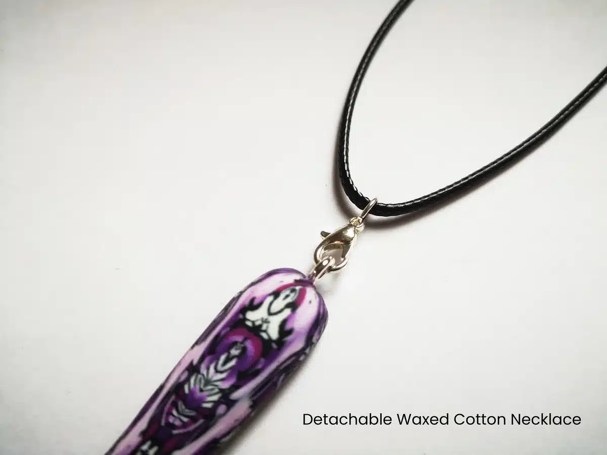 waxed cotton necklace variation demonstration