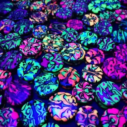 UV Ear Stretcher, various colours and sizes